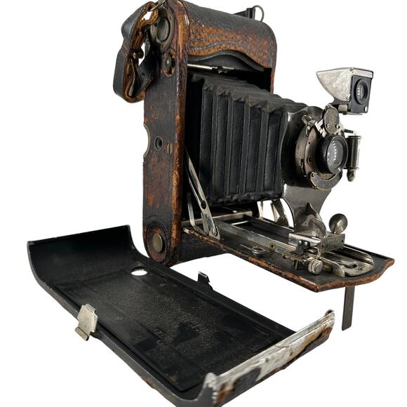Kodak No. 3A Folding Pocket Camera Antique Bellows Camera for Parts Repair - Picture 1 of 12
